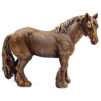 Art Bronze Shire Horse Large